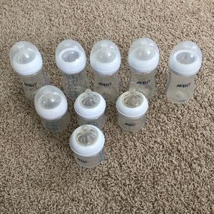 Avent Bottle Lot 9oz and 4oz